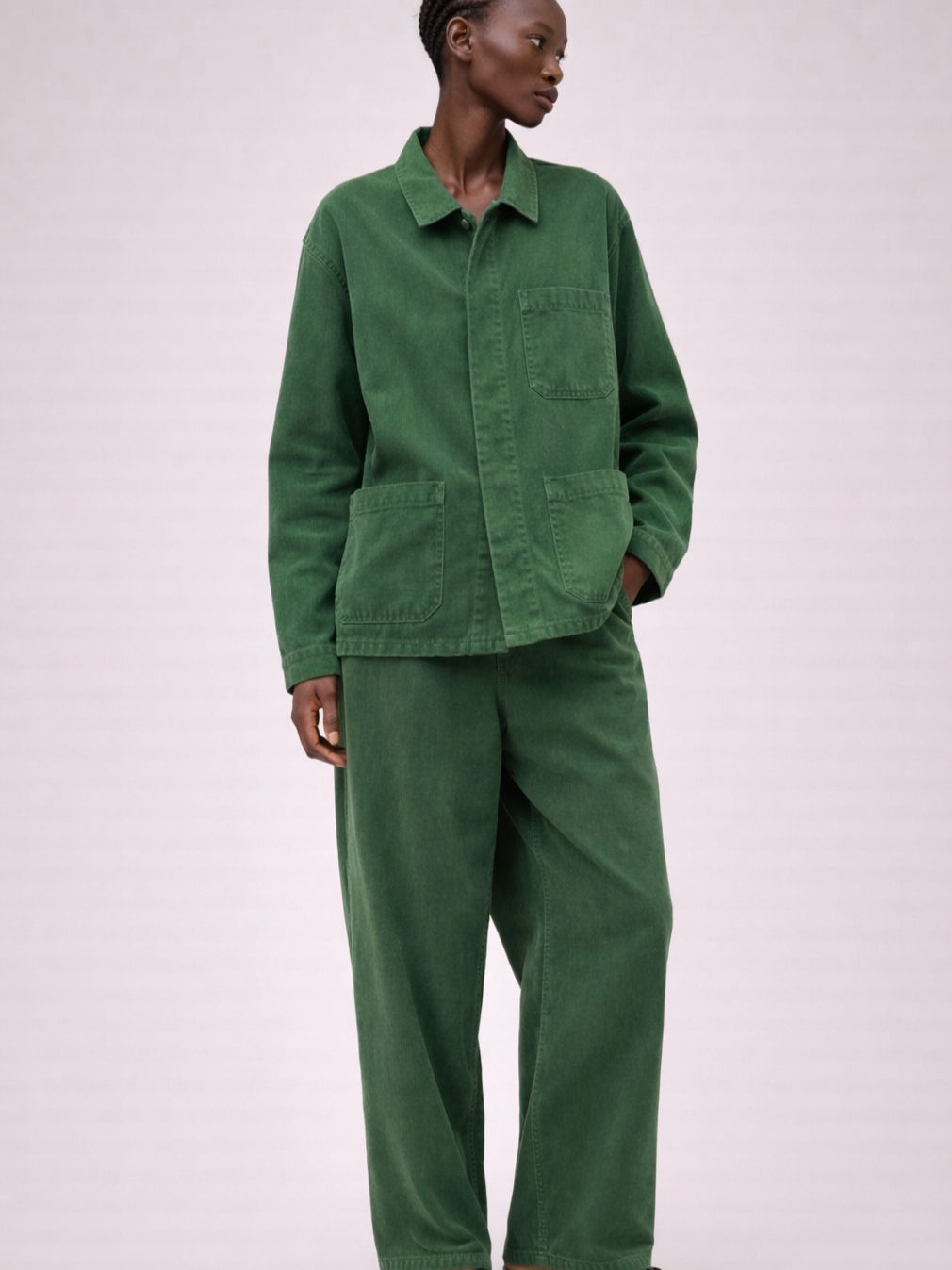 Work Jacket UK. Irish Green