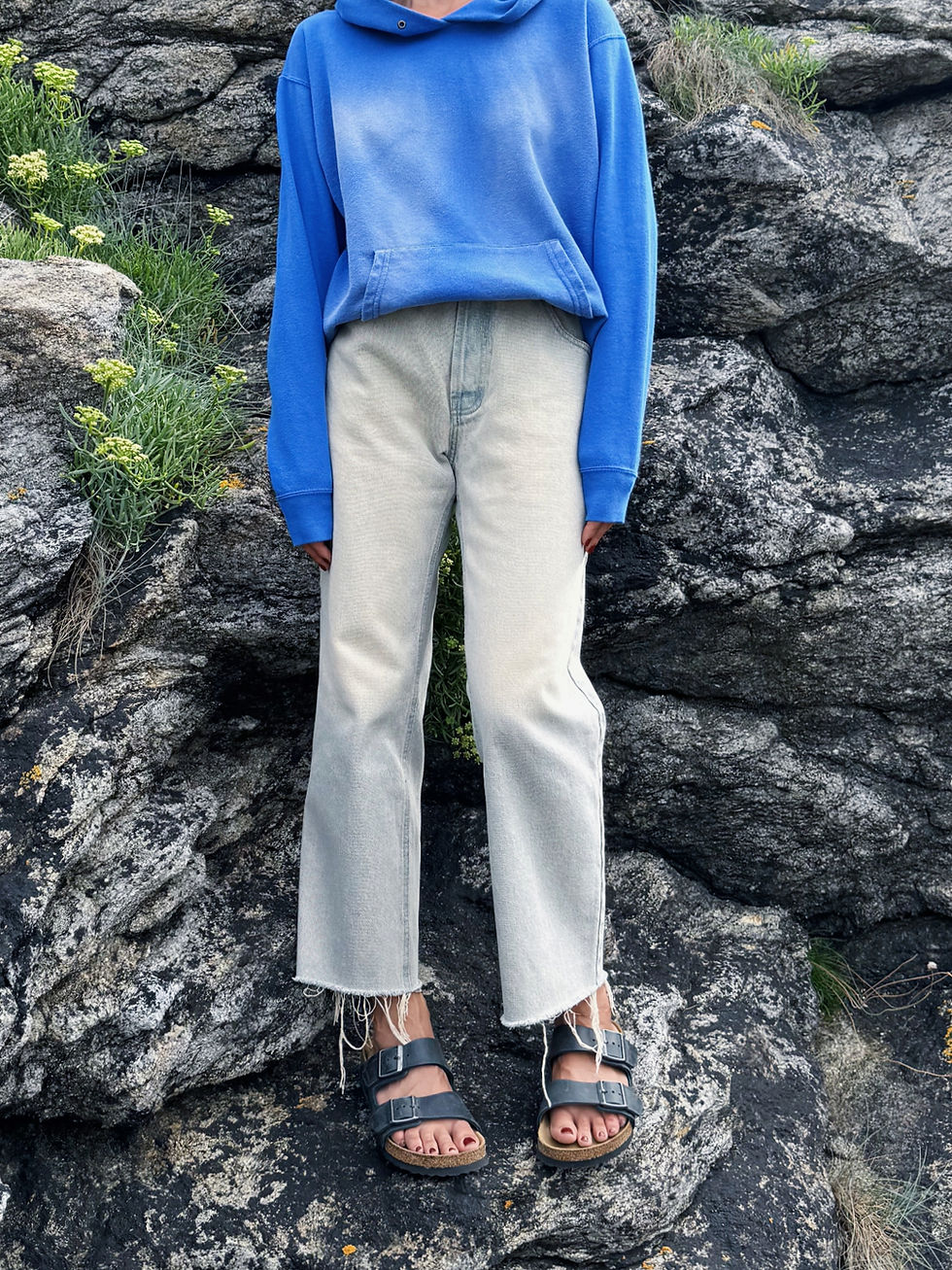 Miniature : Aged Hoodie French Blue