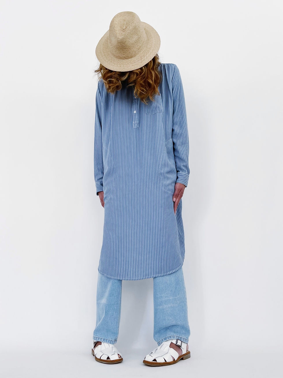 Miniature : Mini Rola Rayures Fluides French Blue