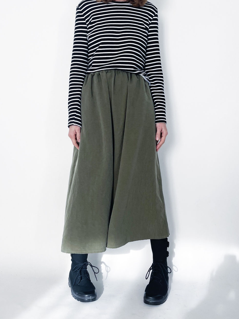 Miniature : Louise Skirt Uni Khaki