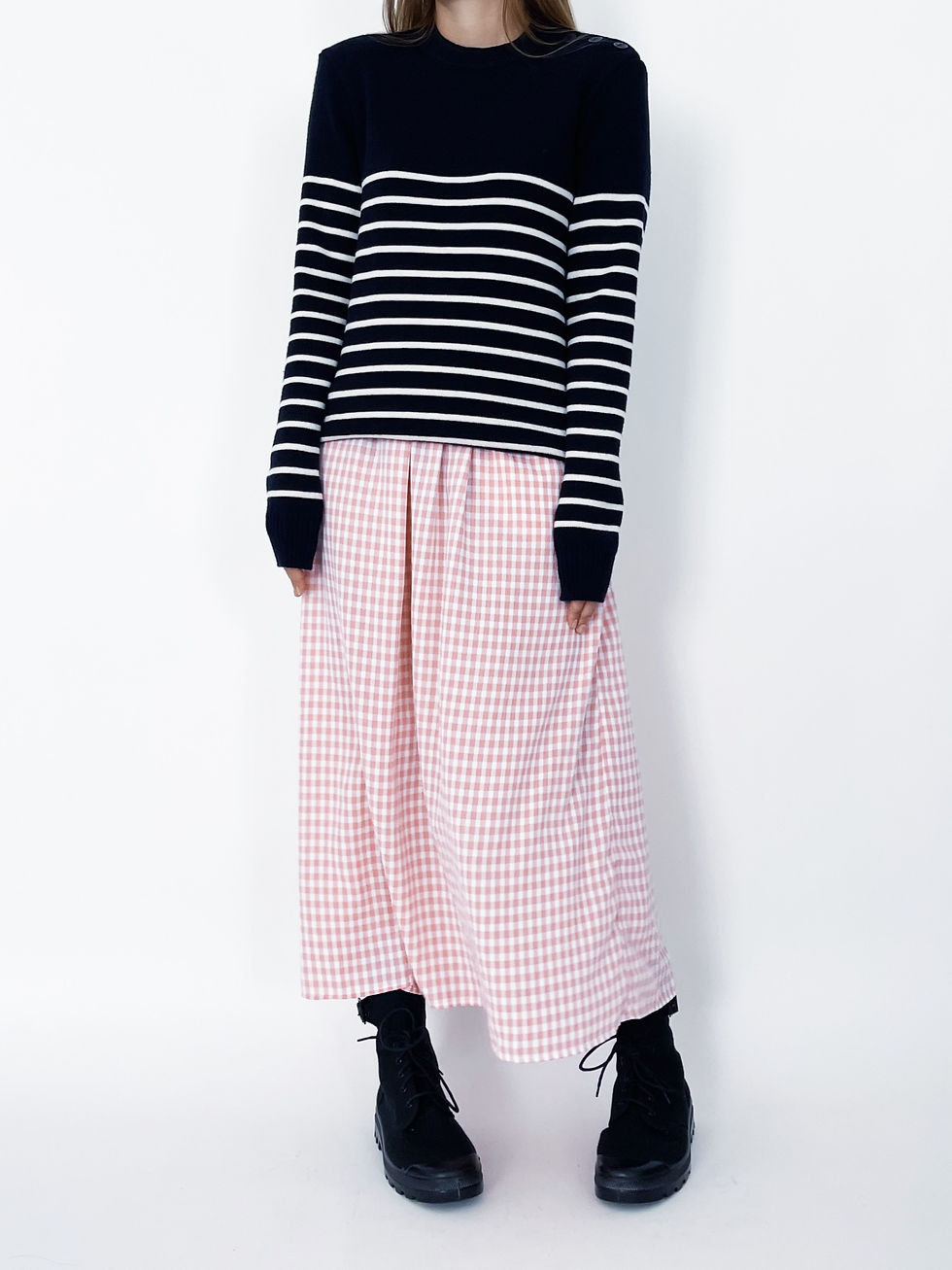 Miniature : Louise Skirt Vichy Premium Vieux Rose