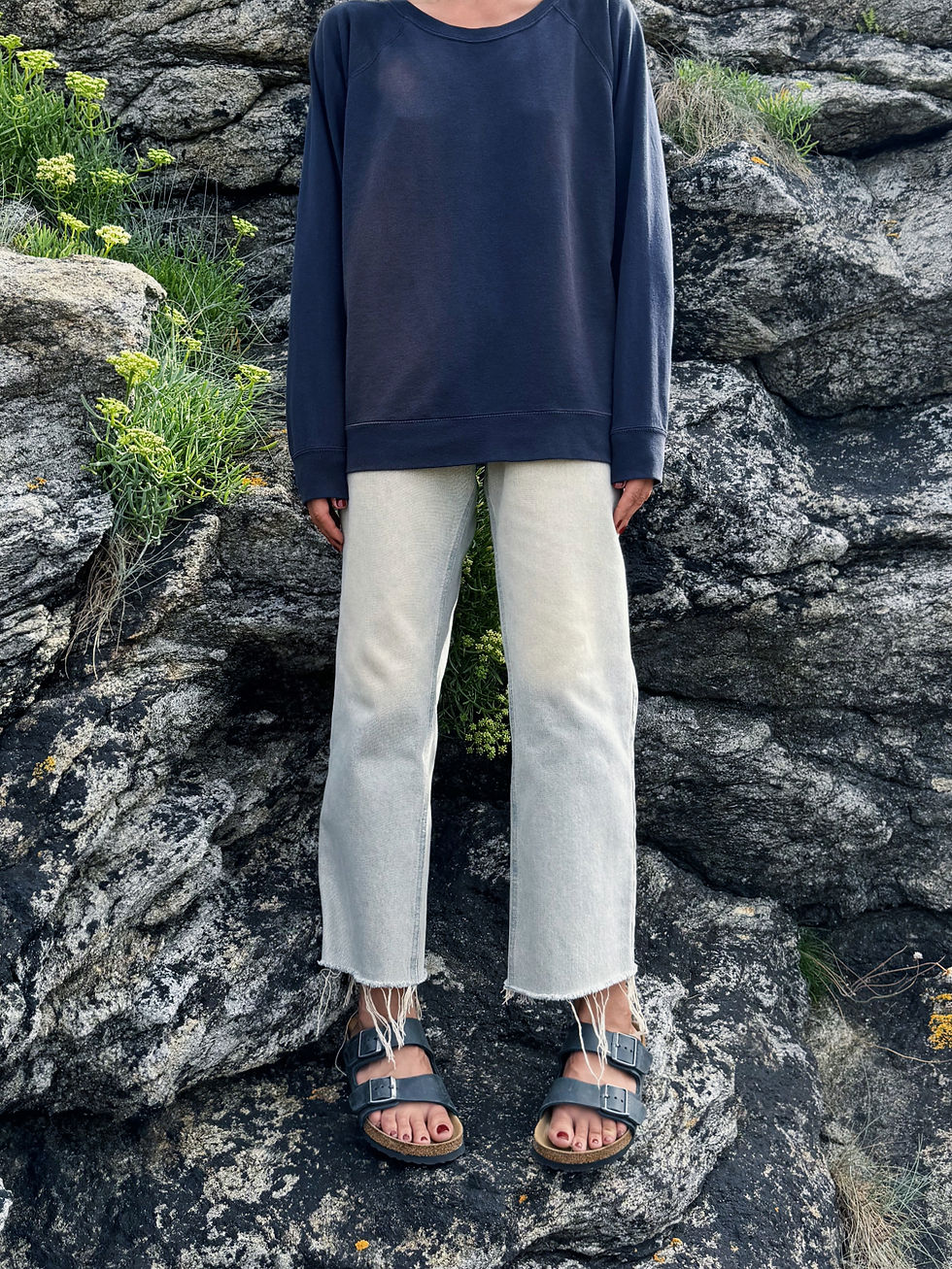 Miniature : Sweatshirt Raglan Aged by the Sun Navy