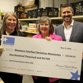 Starwood Capital Group Partners with Western Fairfax Christian Ministries