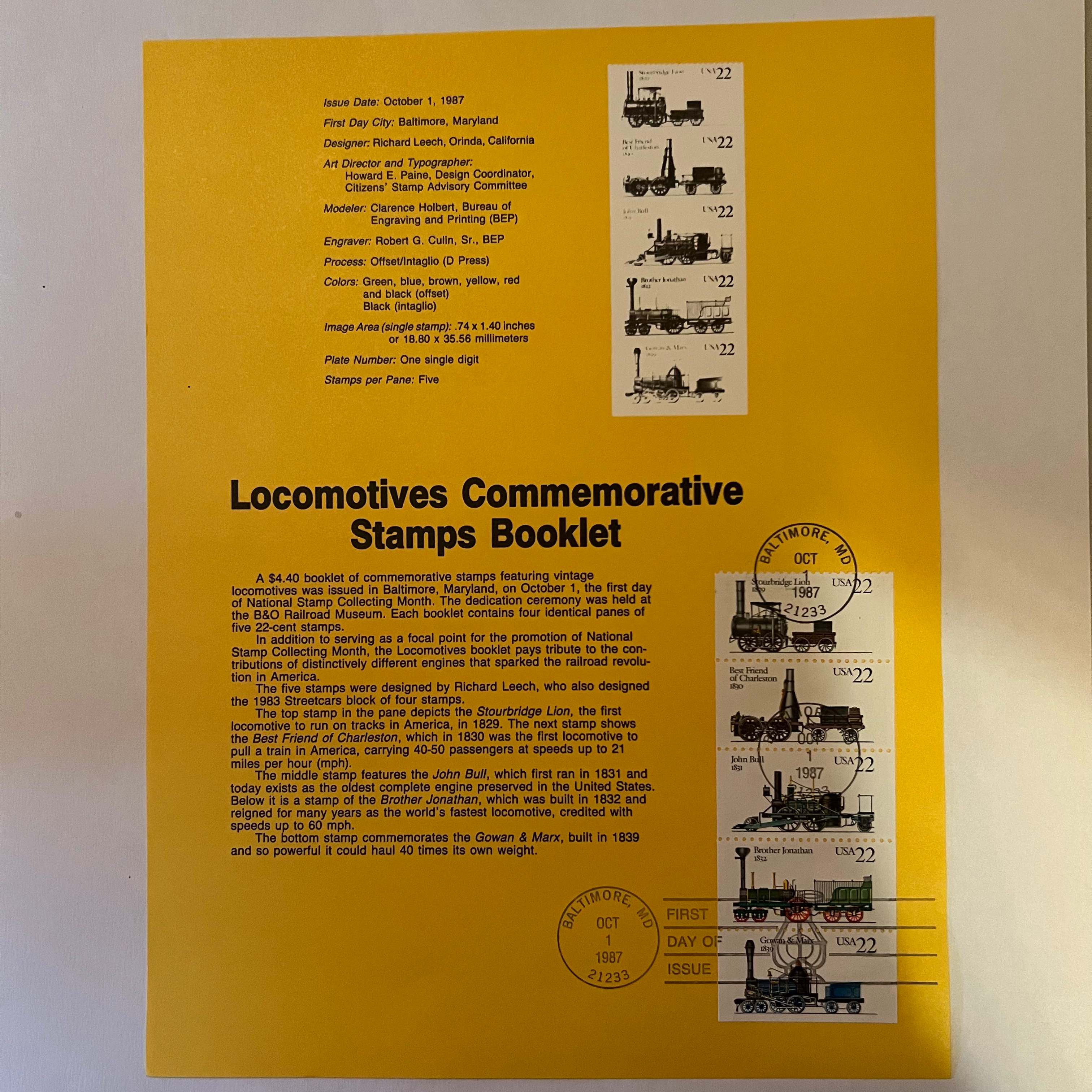 USPS SOUVENIR SHEET