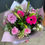 Thumbnail: Pretty in Pink Hand-Tied Aqua Pack Bouquet