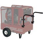 Multiquip generator wheel kit with pneumatic tires and double handle