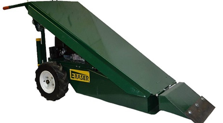 Gator Eraser tear-off machine front view with dual-action cutting blade