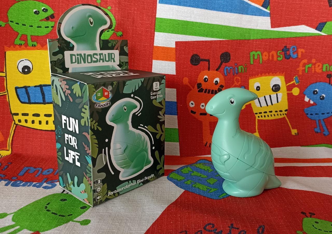 Dinosaurio cyan 2x2x3 Parasaurolophus