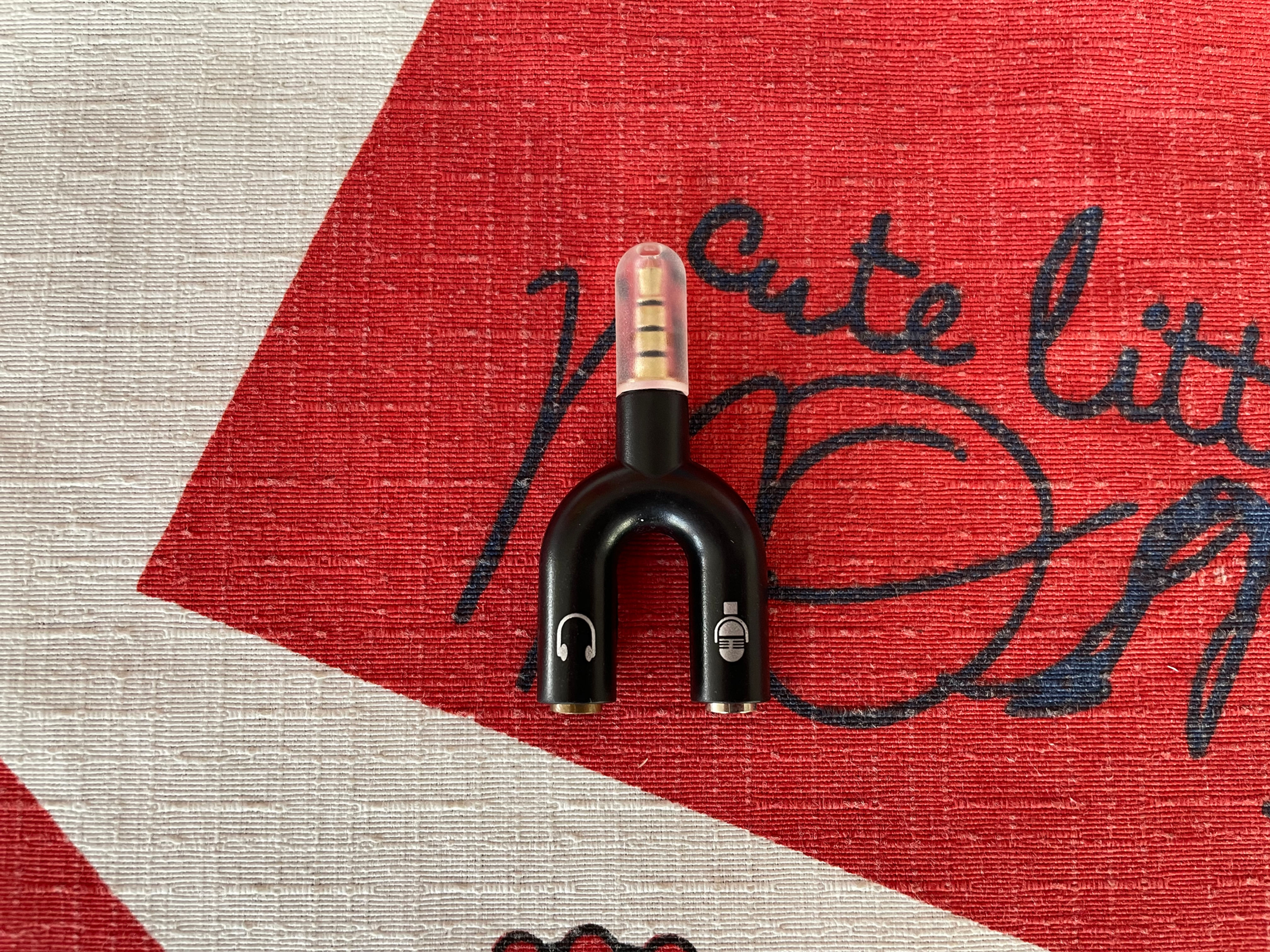 Conector Y audio y micrófono separado