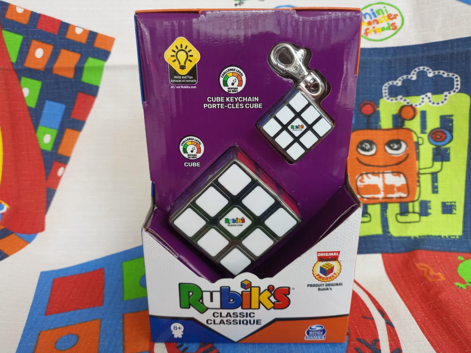 3x3 Rubik's Cube con llavero