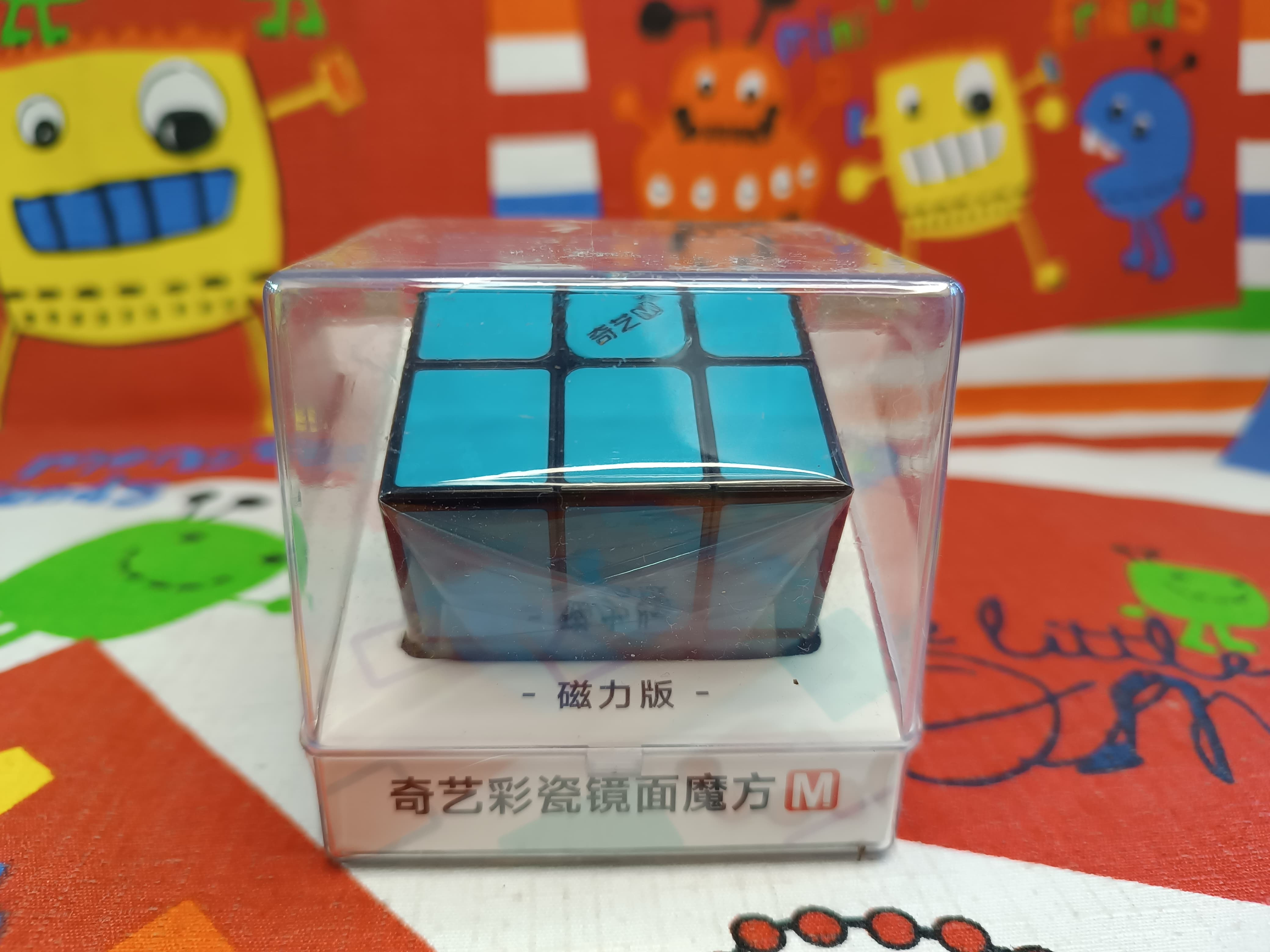 QiYi Mirror 3x3 magnético base azul stickerless (tiles)