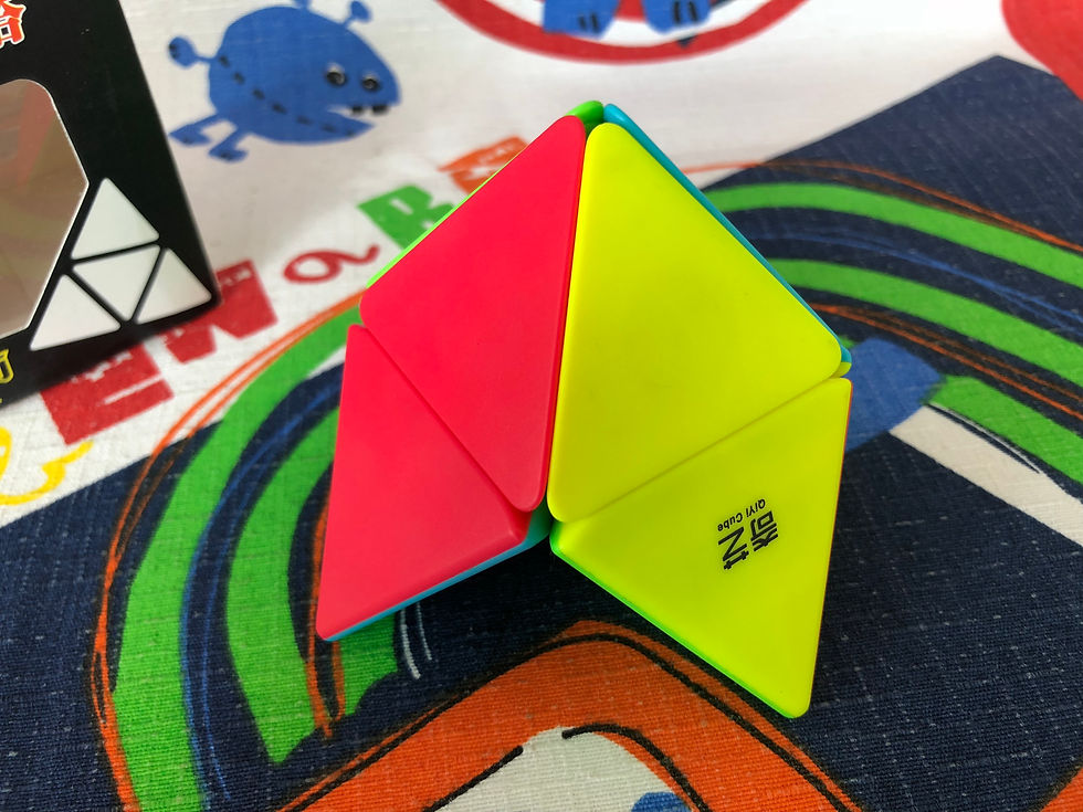 Miniatura: QiYi Pyraminx 2x2 stickerless colored