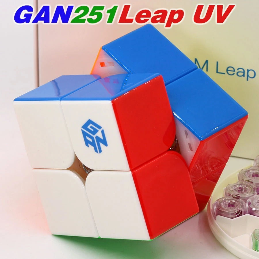Miniatura: 2x2 Gan 251 M Leap UV stickerless