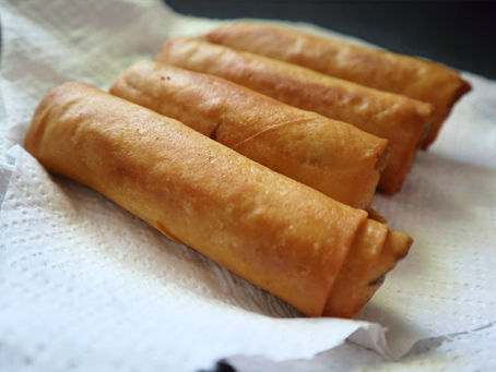 Chicken and Prawn Spring Rolls