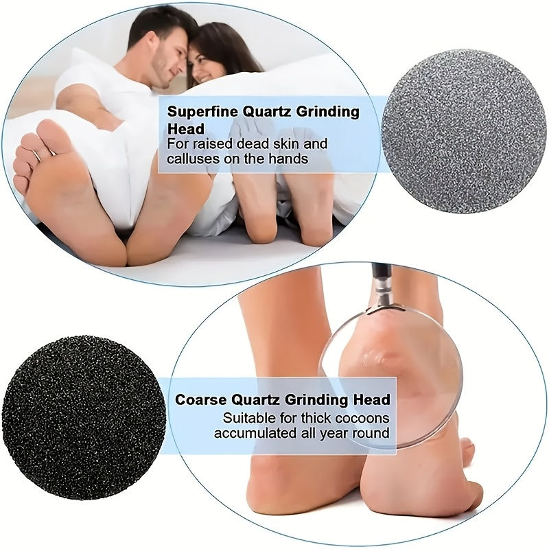 Thumbnail: Electric Foot Grinder with 2 Grinding Stones & 2 Speed Settings - USB