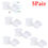 Thumbnail: 1/5Pair Gel Toe Separator Foot Care Tool Silicone Big Toe Bunion Straightener Va