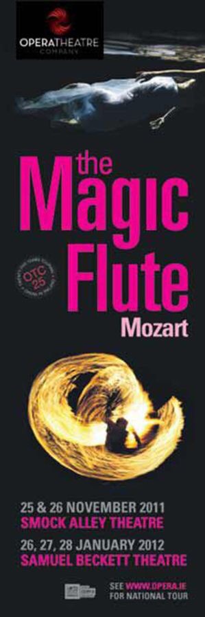 Dublin Mozart Magic Flute outdoor advertising banners Ireland 