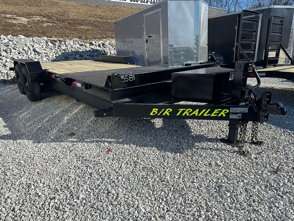 Thumbnail: 2026 B/R 82x24 Power Tilt Trailer, 10 Ton Scissor Lift Hoist, 14k GVWR