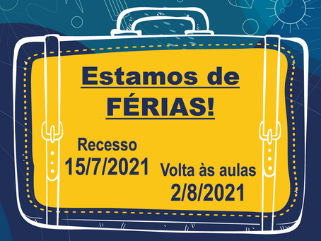 Estamos de Férias!