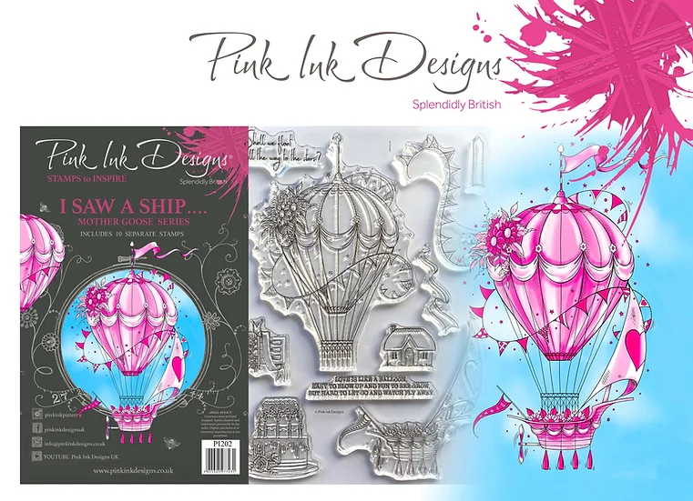 Pink Ink Designs Stamp - I Saw A Ship - Plus Dinky Pinky