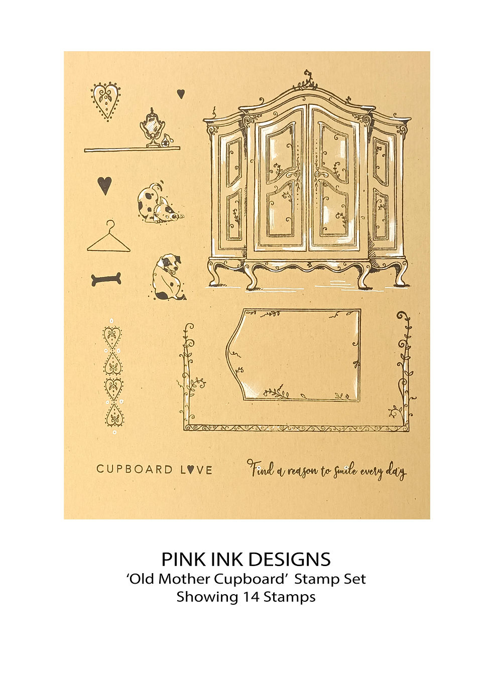Thumbnail: Pink Ink Designs Stamp - Old Mother Cupboard