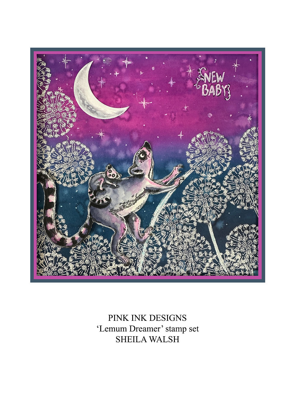 Thumbnail: Pink Ink Designs DL - Dreamer Lemur Stamp Set