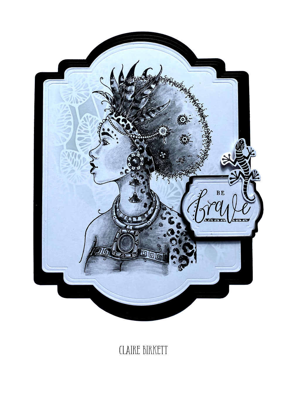 Thumbnail: Pink Ink Designs Stamp - African Queen