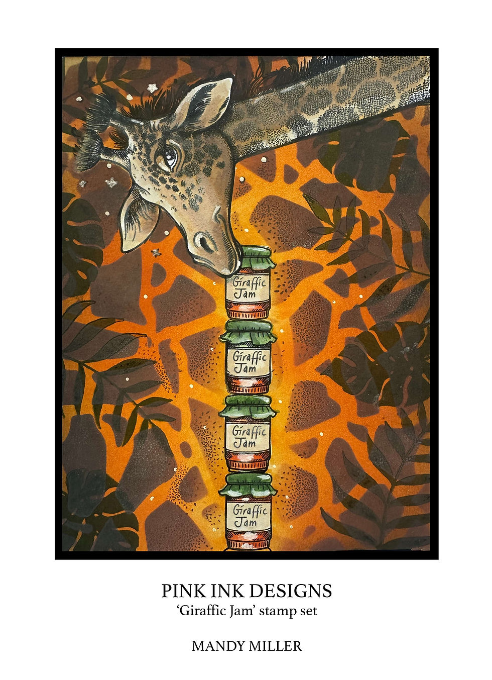 Thumbnail: Pink Ink Designs DL -  Giraffic Jam Stamp Set - Giraffe