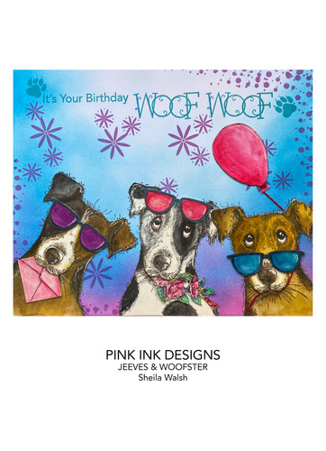 Pink Ink Designs 6\"x 8\" Clear Stamp Set - Fauna Series - Mane Attracti