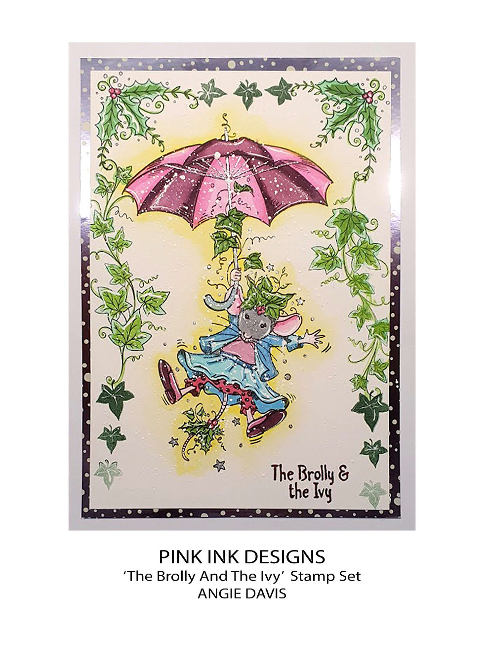 Thumbnail: Pink Ink Designs Stamp - The Brolly and The Ivy