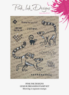 Thumbnail: Pink Ink Designs DL - Dreamer Lemur Stamp Set