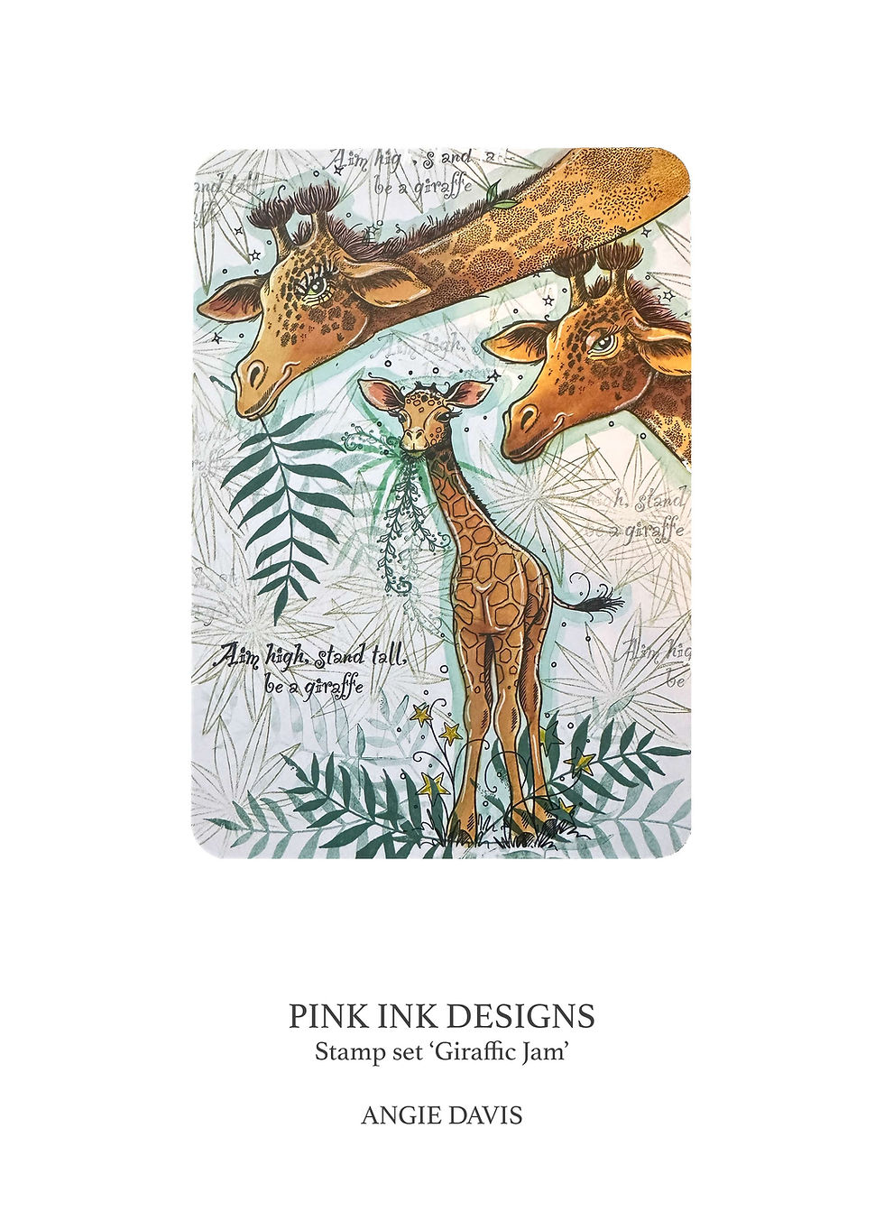Thumbnail: Pink Ink Designs DL -  Giraffic Jam Stamp Set - Giraffe