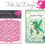 Thumbnail: Pink Ink Designs Stencil - Ocean Twirls (7" x 7")