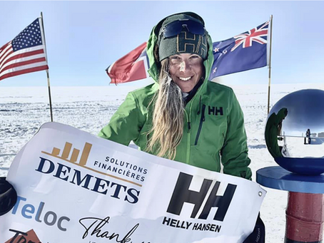 La traversée pôle Sud en solo pour Caroline Côté