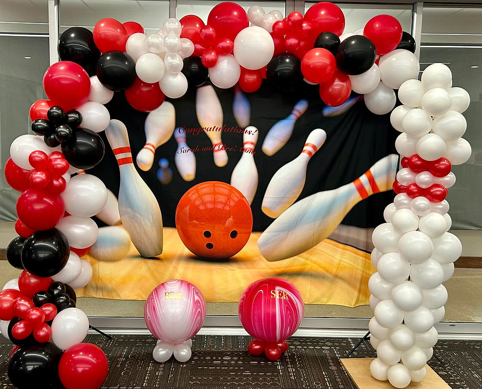 Twin Bowling Scholarship Decor