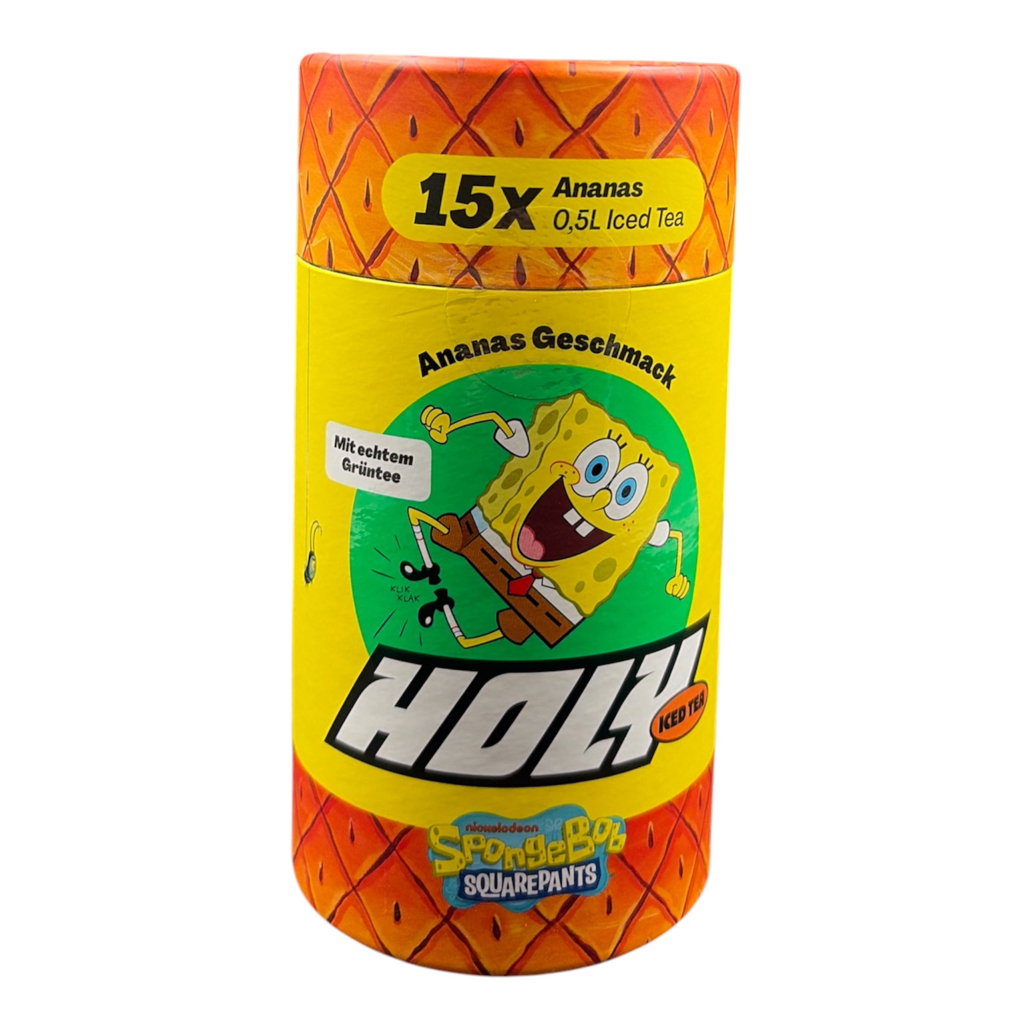 HOLY Iced Tea SpongeBob Ananas Edition – 15 Beutel (7.5 Liter)