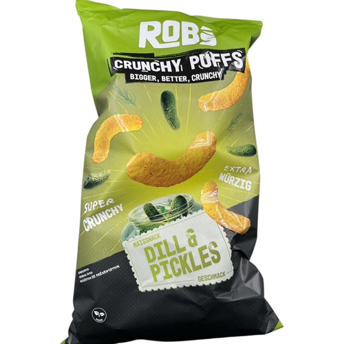 Crunchy Robs Robs Crunchy Puffs Dill & Pickles 130g | Bestsweets