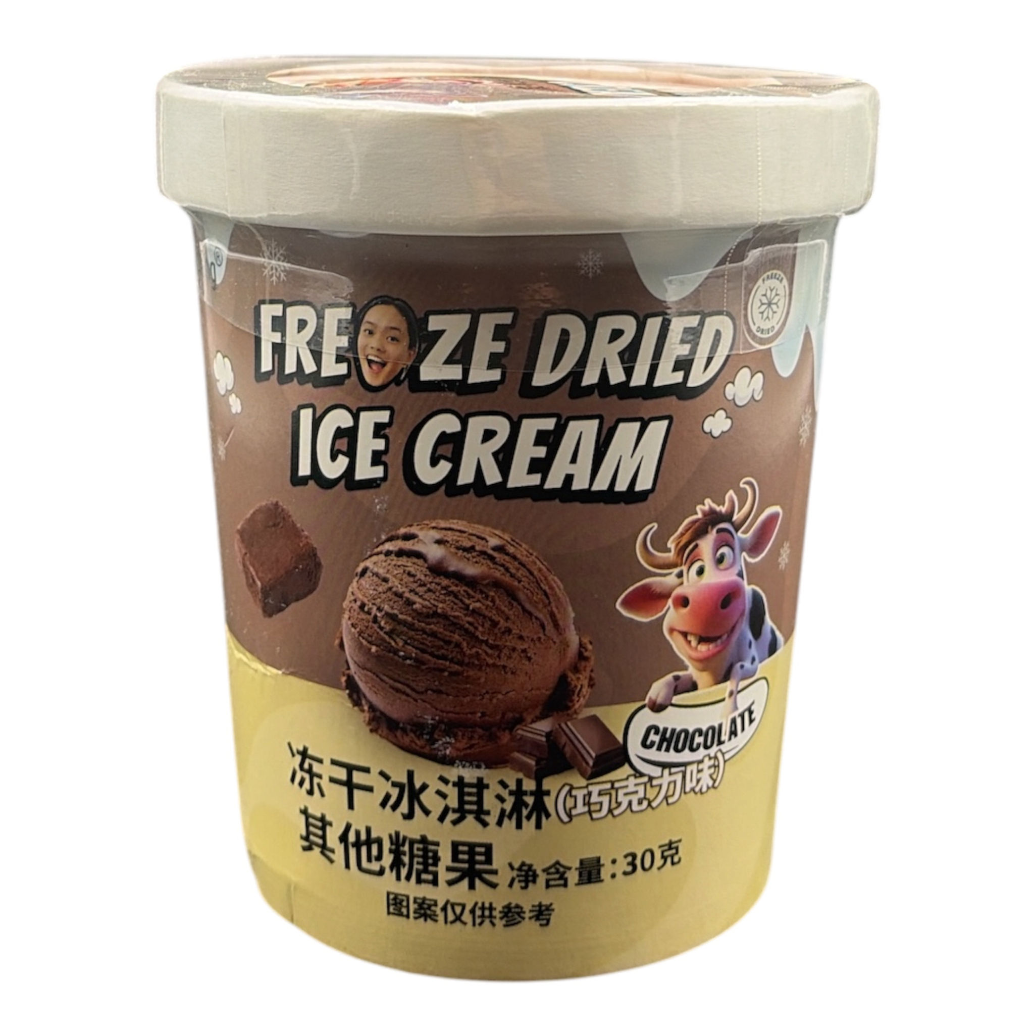 Freeze Dried Ice Cream Chocolate 30 g