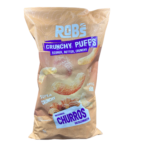 Crunchy Robs Robs Crunchy Puffs Churros 130g limited Edition | Bestsweets
