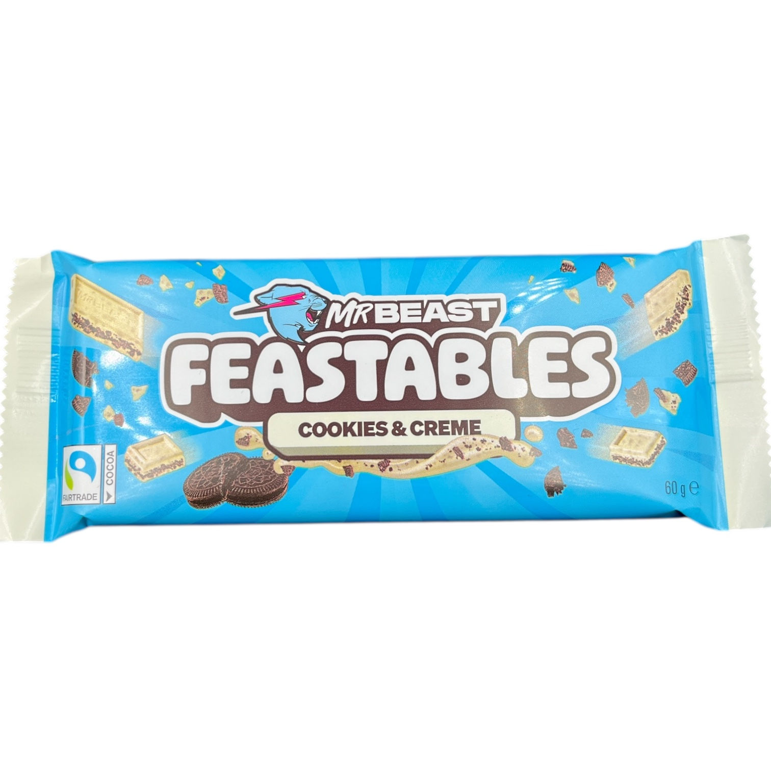 Mr. Beast Feastables Cookies & Creme 60g