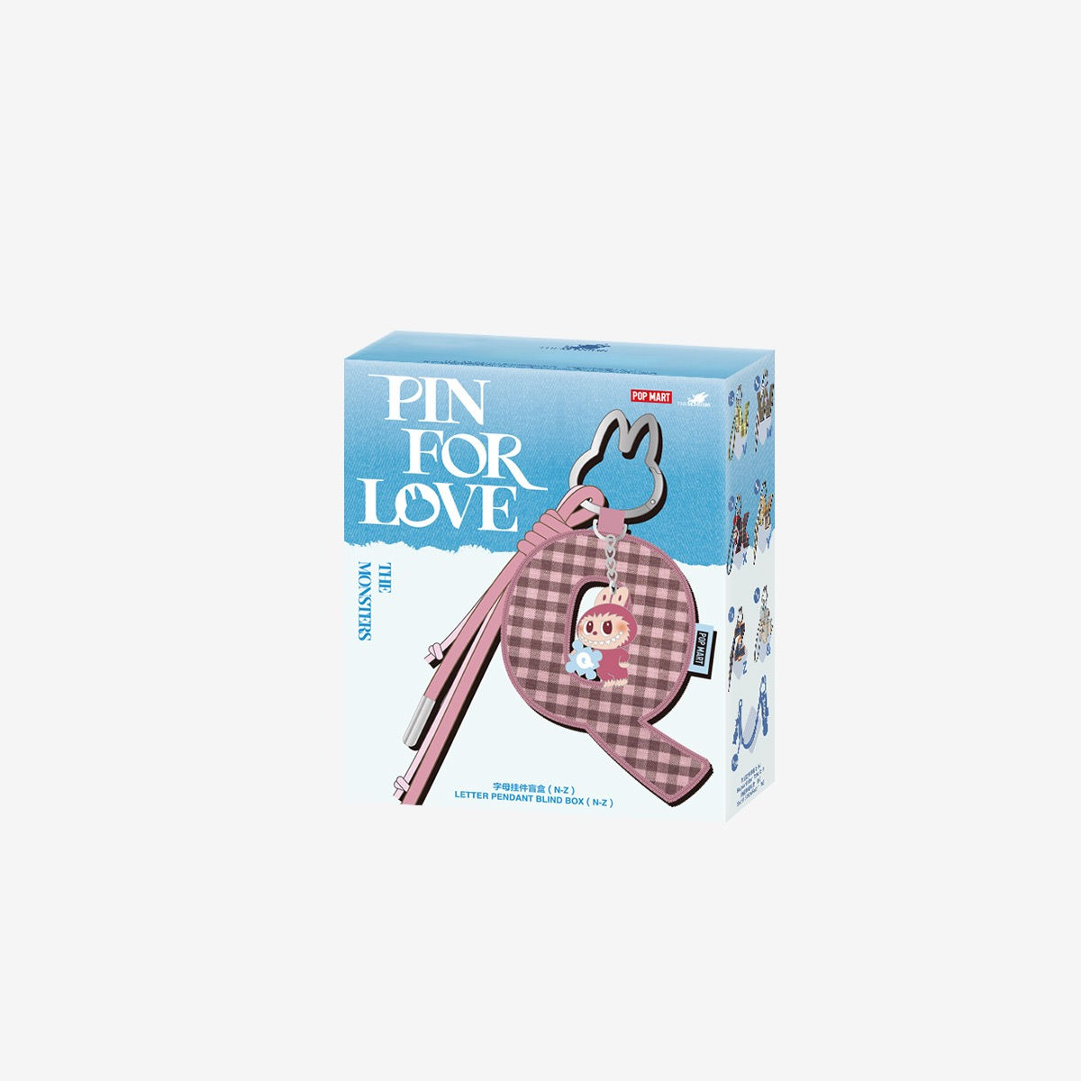 Pop Mart Labubu The Monsters Pin for Love Series Letter (N-Z)