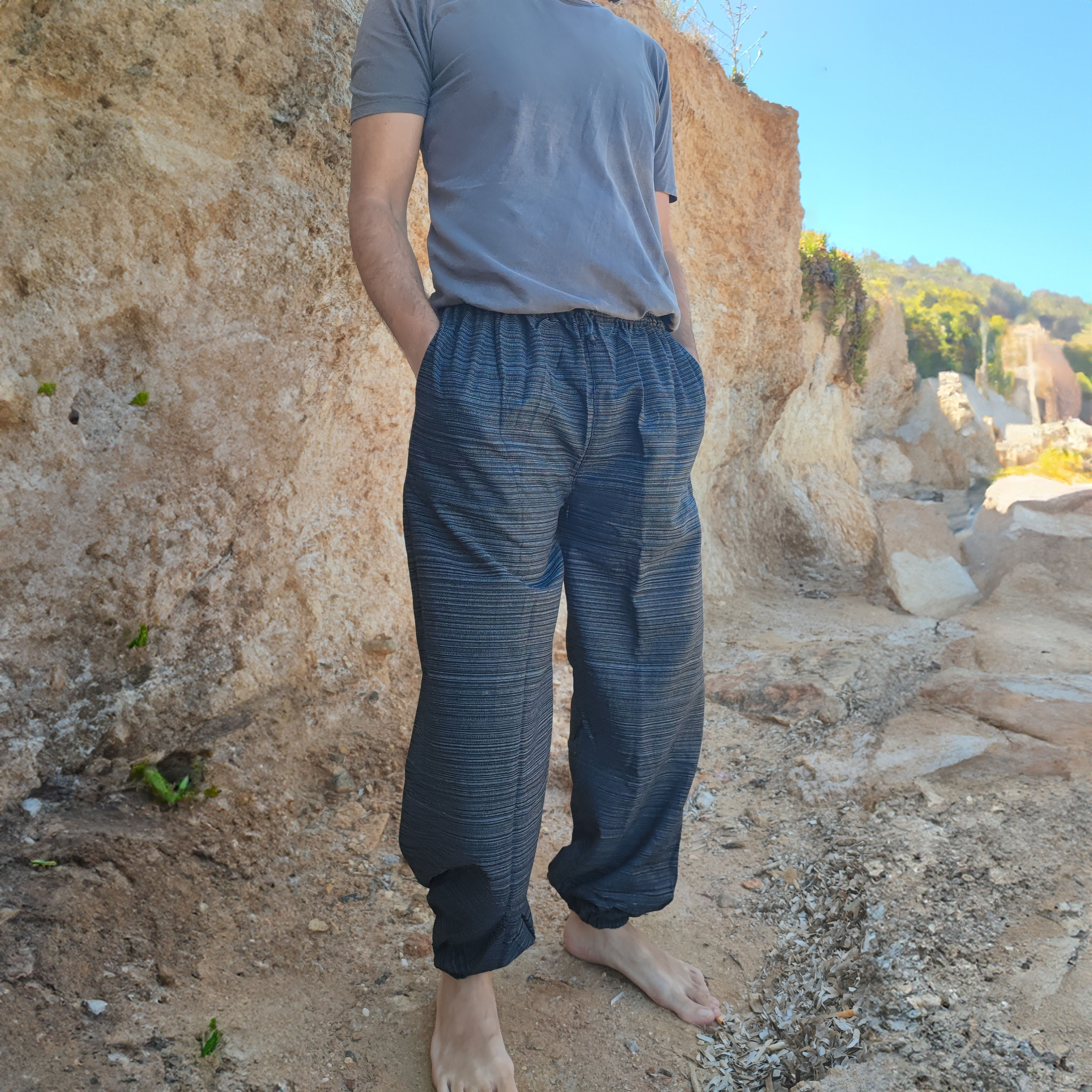 Παντελόνα unisex γκρι σκούρο