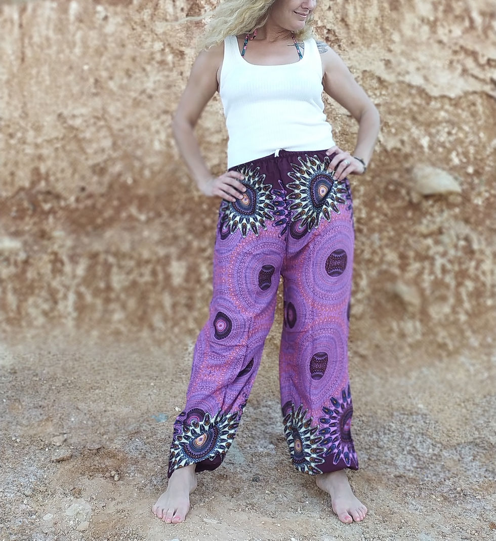 Παντελόνα μωβ