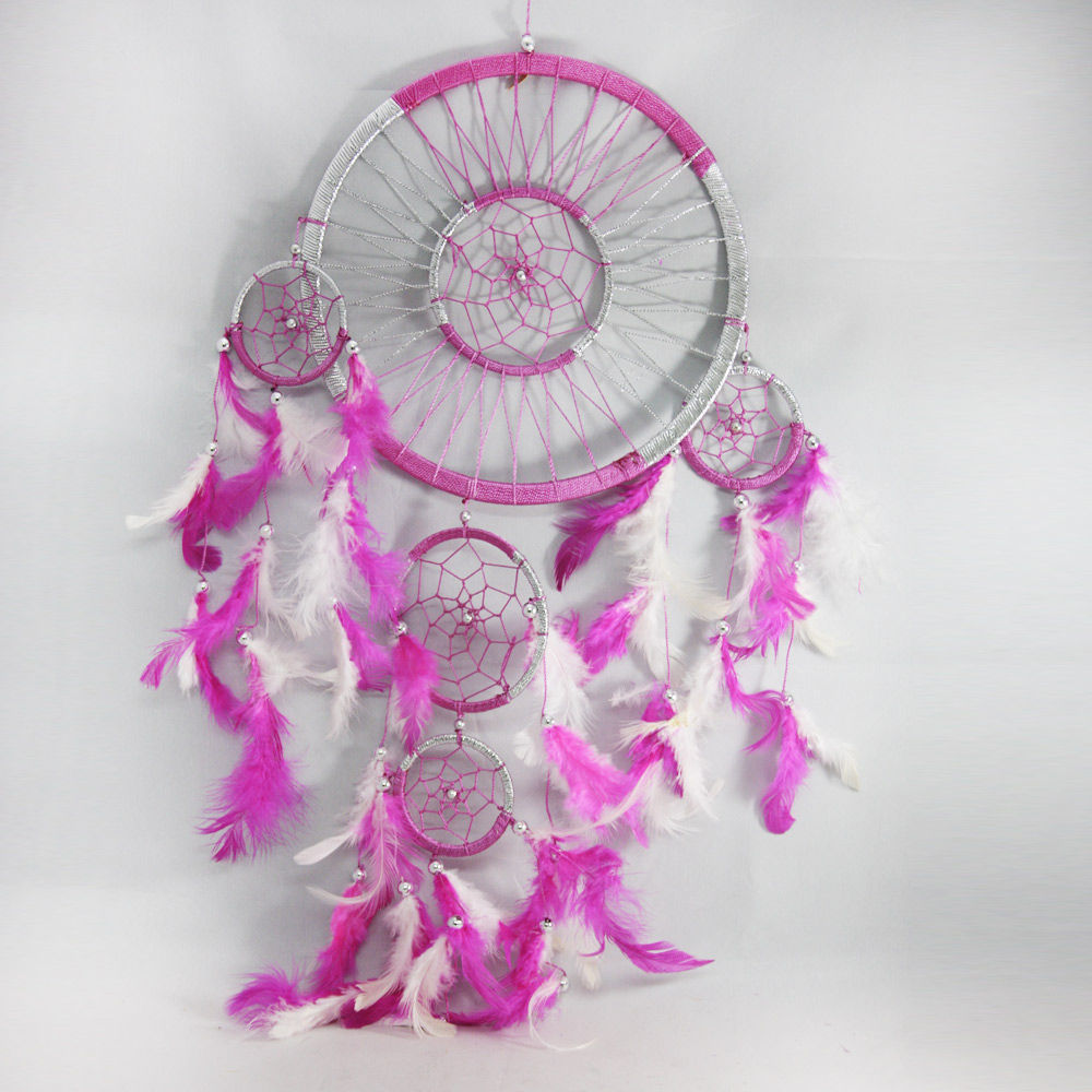 Ονειροπαγίδα γιν-γιάν, ροζ-ασημί