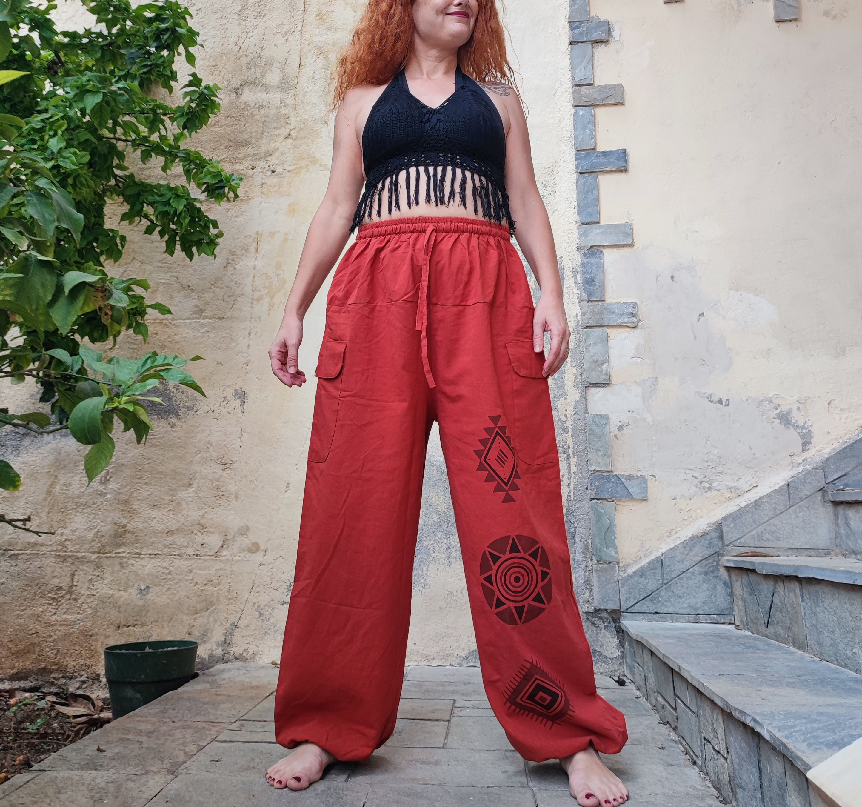 Παντελόνα κόκκινη