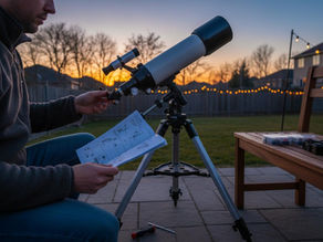 Primeira noite com um telescópio: o que fazer (e o que evitar)