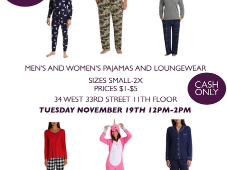 Men's and Women's Sample Sale!
