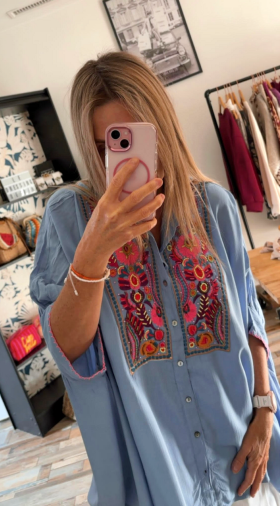 Miniature : BLOUSE AMPLE BRODEE BRUNA