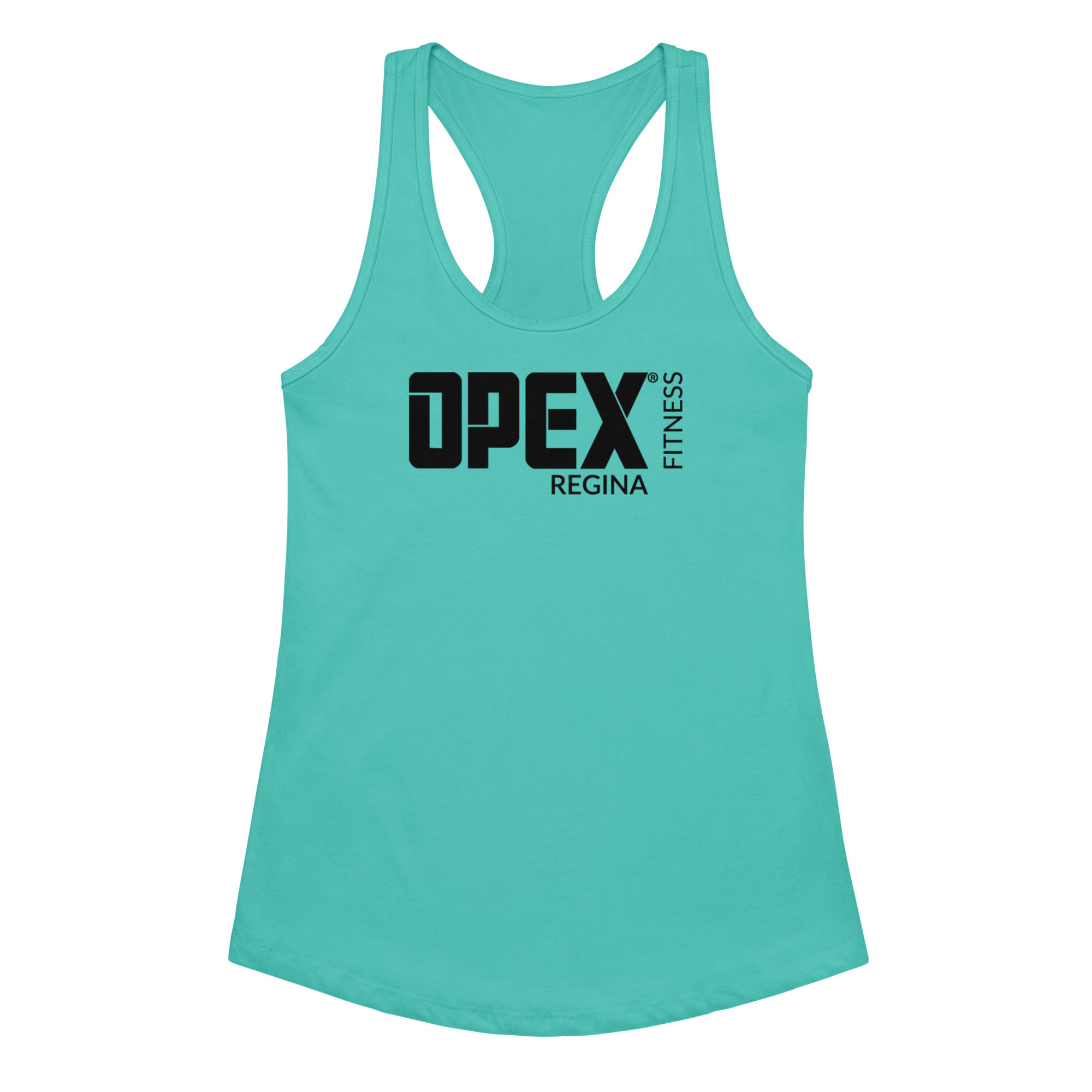 Women’s fitted racerback tank top