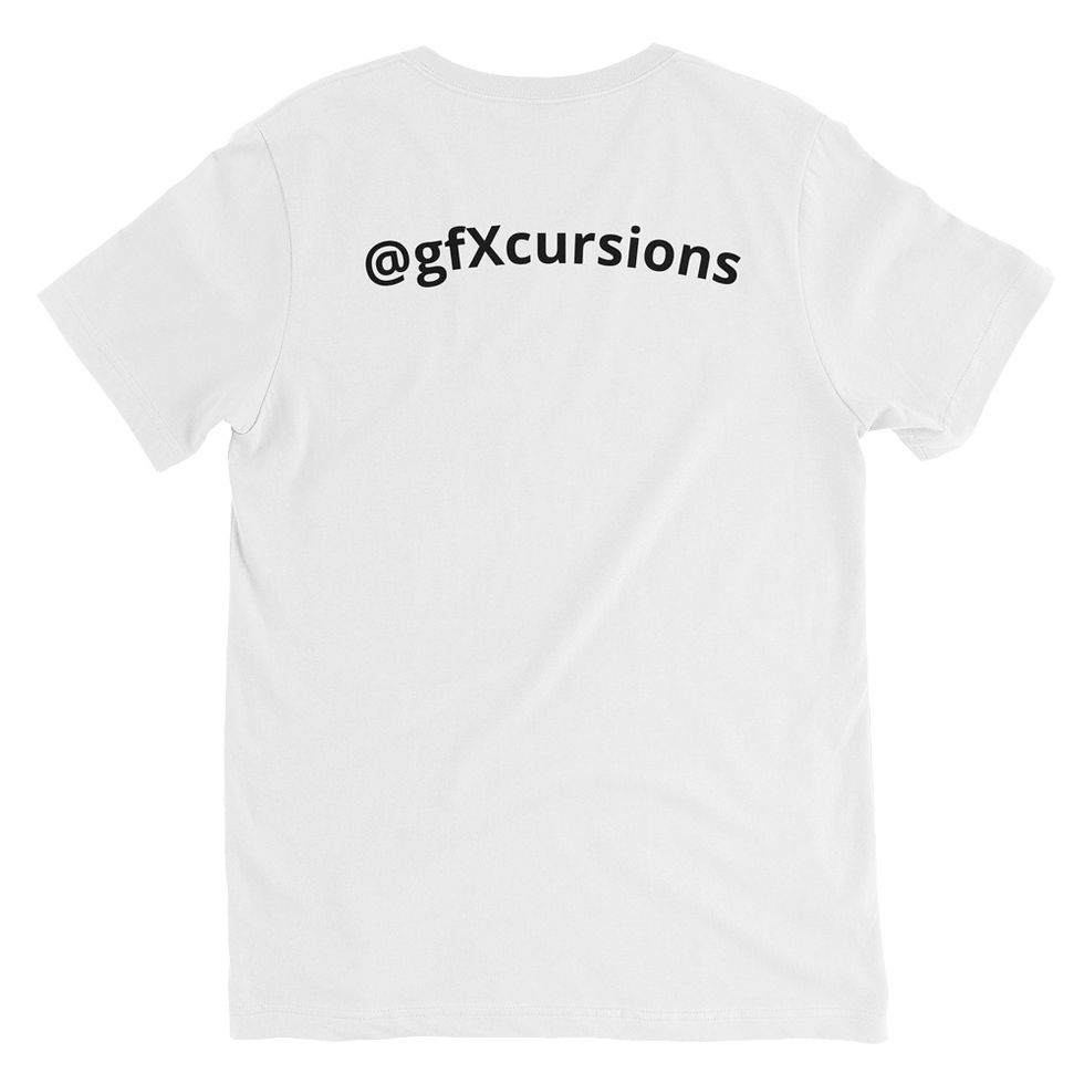 Thumbnail: Unisex Short Sleeve V-Neck T-Shirt_logo